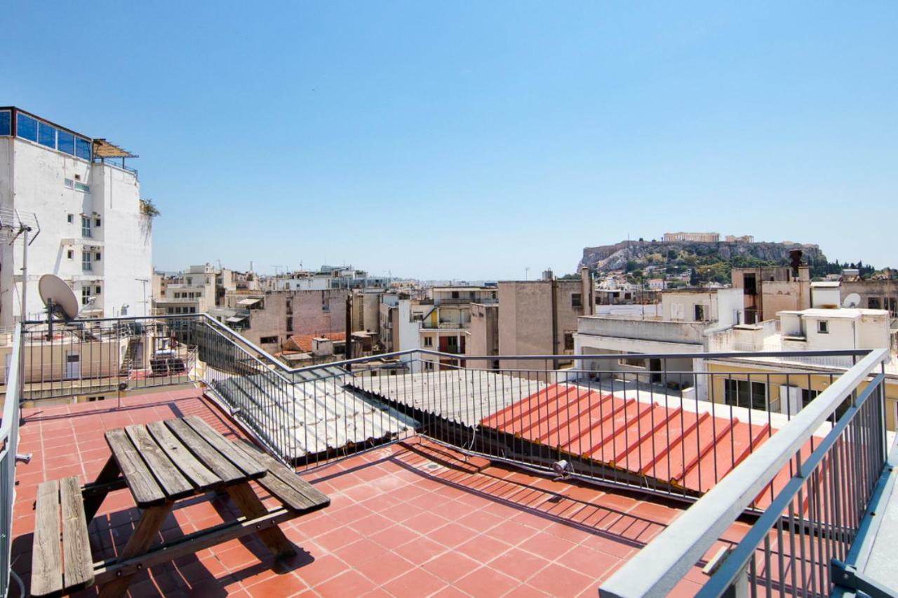 Topfloor Stylish Apartment With Acropolis View! Athén Kültér fotó