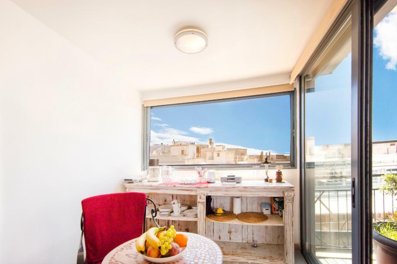 Topfloor Stylish Apartment With Acropolis View! Athén Kültér fotó